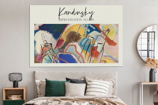 Oude Meesters sur Toile - 180x120 - Art Décoration murale - Peinture - Abstrait - Kandinsky