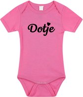 Body bébé texte Dotje rose filles - Cadeau maternité - Vêtements de bébé 92 (18-24 mois)