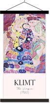 Porte-affiche avec affiche - Affiche scolaire - Peinture - Art nouveau - Gustav Klimt - 90x180 cm - Lattes noires