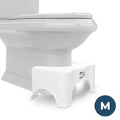 BUDDLEY® Toiletkrukje (M) | WC Krukje Volwassenen | Toilet Squatty | WC Krukje voor de juiste houding | WC Verhoger | Potty Toilet Krukje Peuter | Opstapkrukje | Poepkrukje | Toiletsquat | Krukje Opstapje voor Kinderen