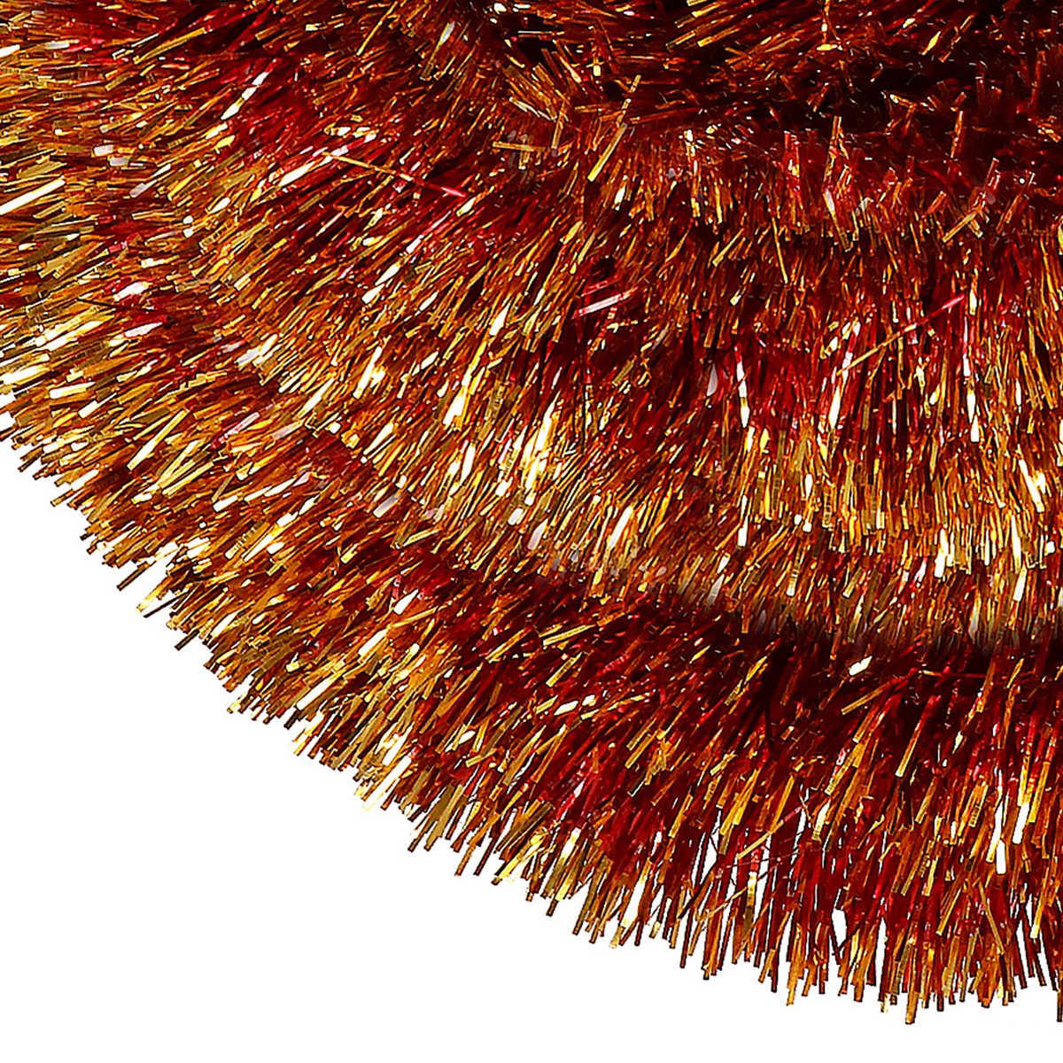 Springos Kerstslinger - Guirlande - Kerstversiering - 6 m - Rood/Goud – foto 7