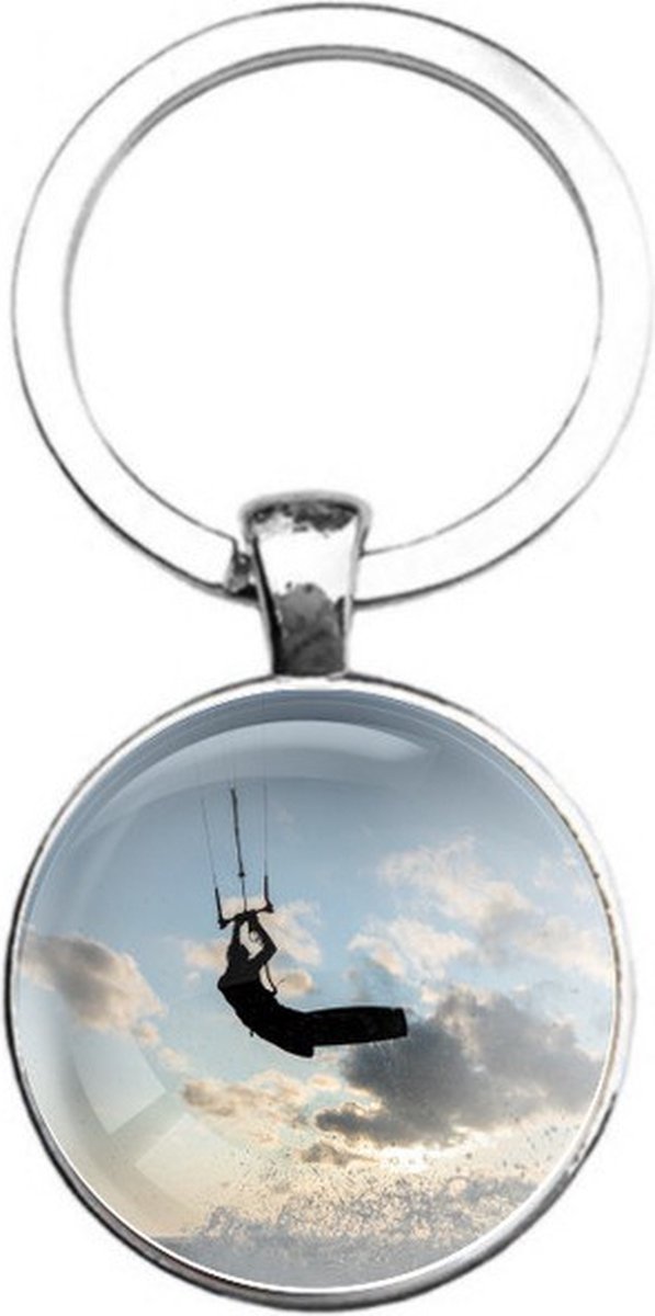 Sleutelhanger Glas - Wakeboarden