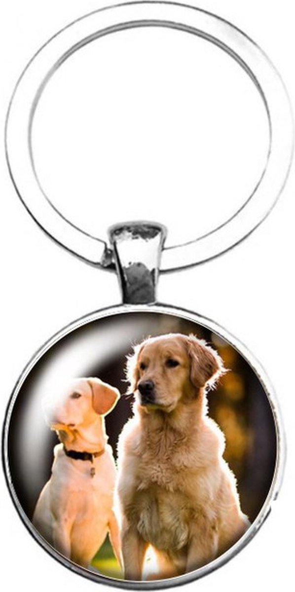 Sleutelhanger Glas - Honden