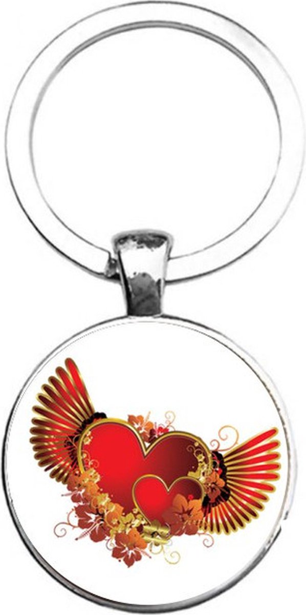 Sleutelhanger Glas - Liefde