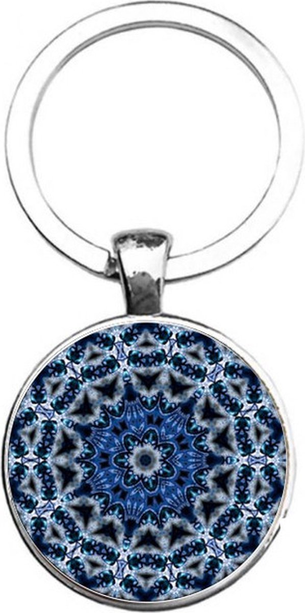 Sleutelhanger Glas - Mandala