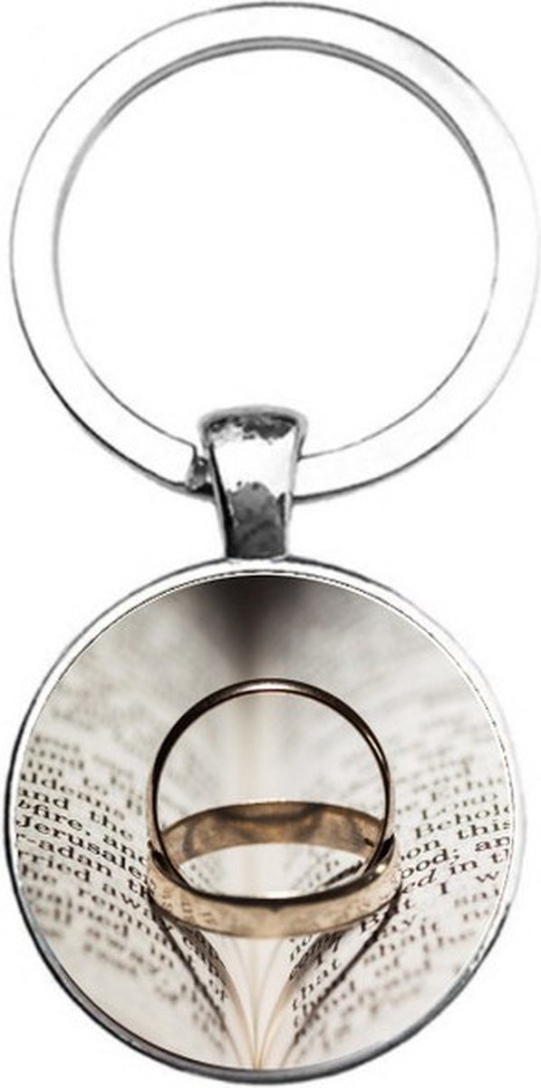 Sleutelhanger Glas - Ringen