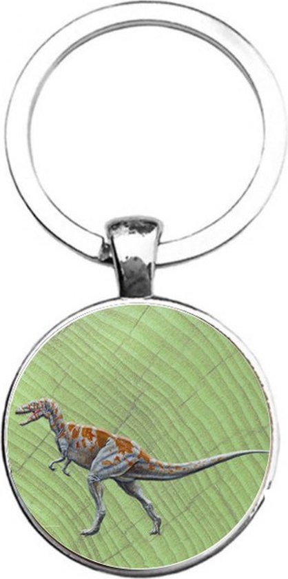 Porte-clés en verre - Dinosaure