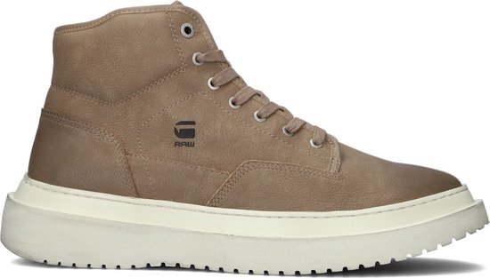G-Star Raw Baskets Dexter Mid Nub M High - Baskets en cuir - Homme - Taupe - Taille 43