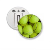 Button Met Clip - Tennisballen