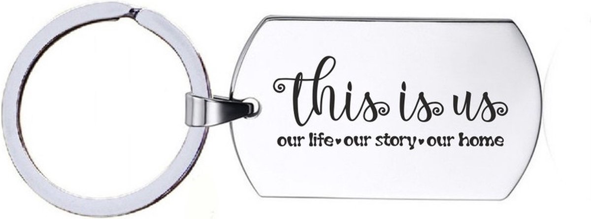 Sleutelhanger RVS - This is Us