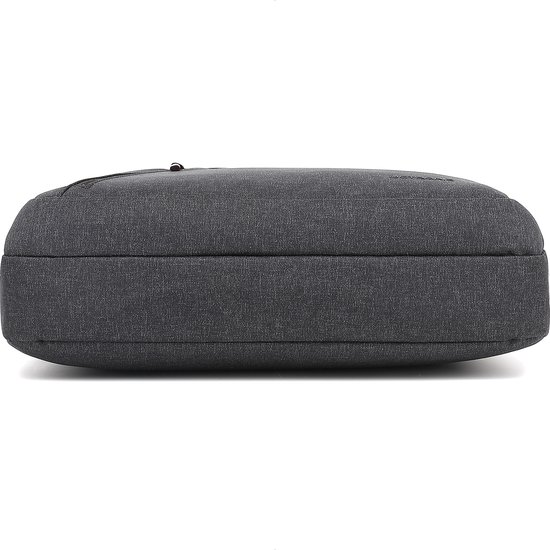 Sacoche pour ordinateur portable 15,6 pouces - Sacoche pour ordinateur portable Sac à bandoulière dames et hommes - Hydrofuge - 18L - anthracite