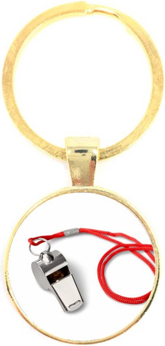 Sleutelhanger Glas - Fluit Scheidsrechter