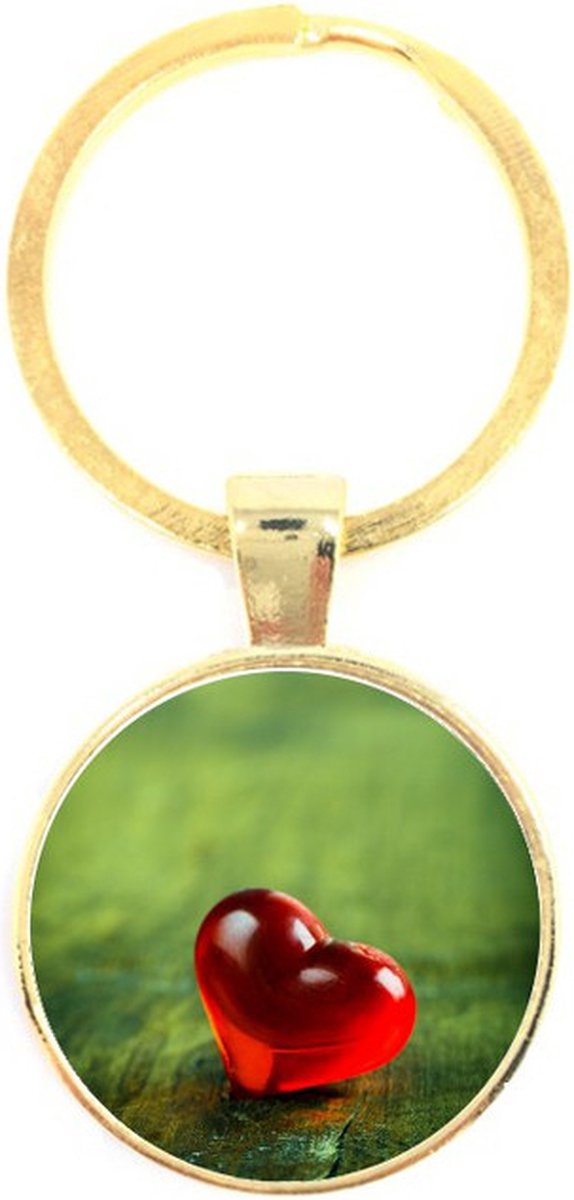 Sleutelhanger Glas - Liefde