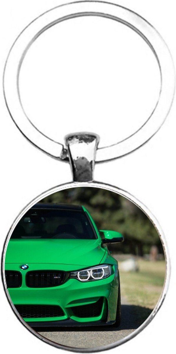 Sleutelhanger Glas - Auto