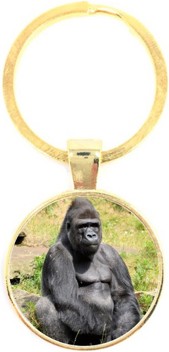 Sleutelhanger Glas - Gorilla