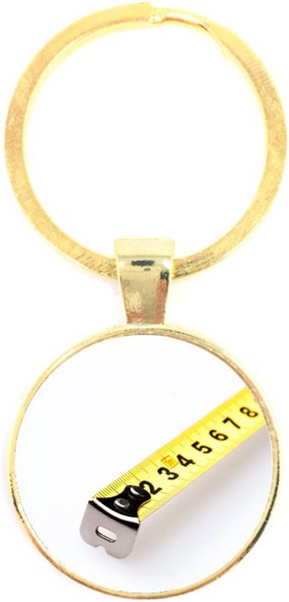 Sleutelhanger Glas - Meetlint