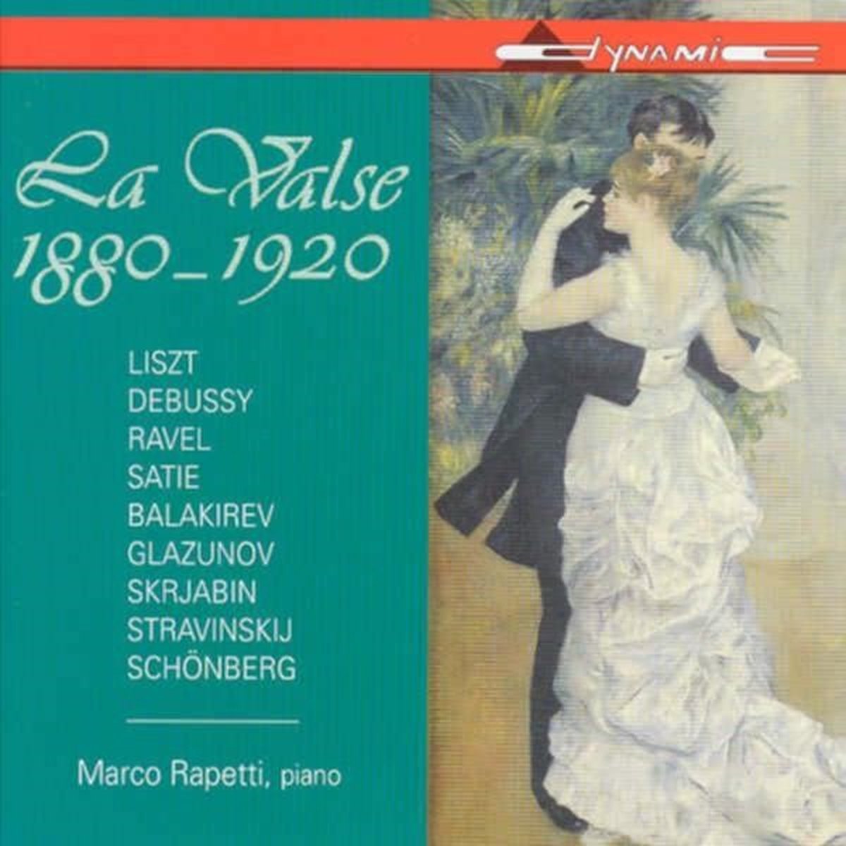 Marco Rapetti - La Valse, 1880-1920 (CD)