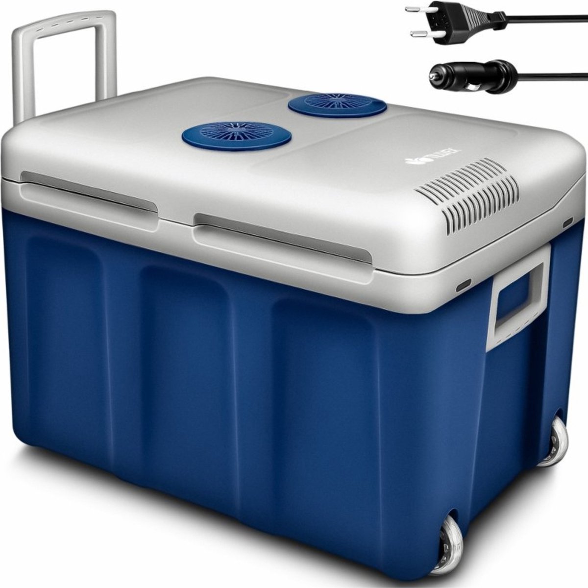 Glacière électrique 40L à roulettes Frigobox 230 V et 12 V pour voiture ou camping
