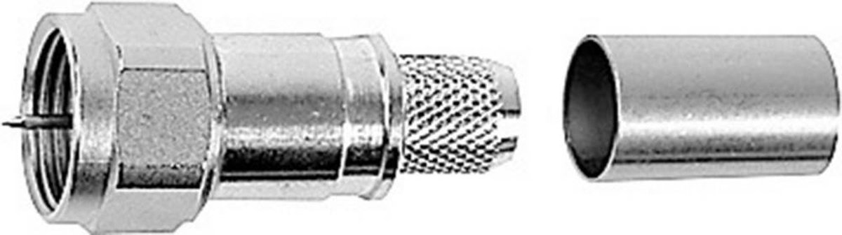 Telegärtner J01600A0009 J01600A0009 F-connector Stekker, recht 75 Ω 1 stuk(s)
