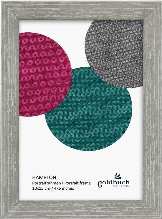 GOLDBUCH GOL-930422 Fotolijst HAMPTON licht grijs voor 10x15 cm foto