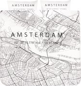 BINK City Dekbedovertrek Amsterdam lits-jumeaux 240x200/240 cm (inclusief 2 kussenslopen 60x70 cm)