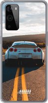 6F hoesje - geschikt voor OnePlus 9 Pro -  Transparant TPU Case - Silver Sports Car #ffffff