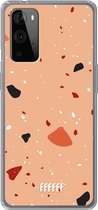 6F hoesje - geschikt voor OnePlus 9 Pro -  Transparant TPU Case - Terrazzo N°5 #ffffff