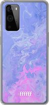 6F hoesje - geschikt voor OnePlus 9 Pro -  Transparant TPU Case - Purple and Pink Water #ffffff