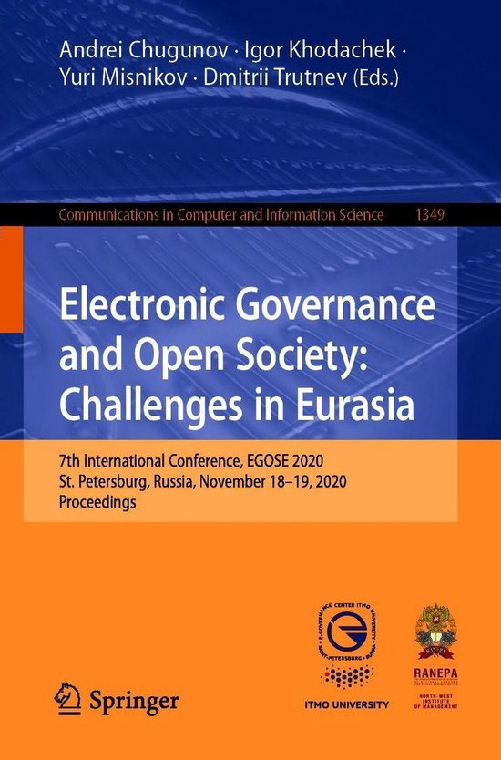 Springer Nature Proceedings Computer Science - Electronic Go ... - cover