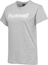 hummel Go Cotton Logo T-Shirt Woman Korte Mouw - Maat XS