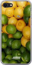 6F hoesje - geschikt voor iPhone 8 - Transparant TPU Case - Lemon & Lime #ffffff