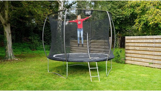 AXI Denver Trampoline rond avec filet Ø 366 cm en vert - Trampoline  Inground pour