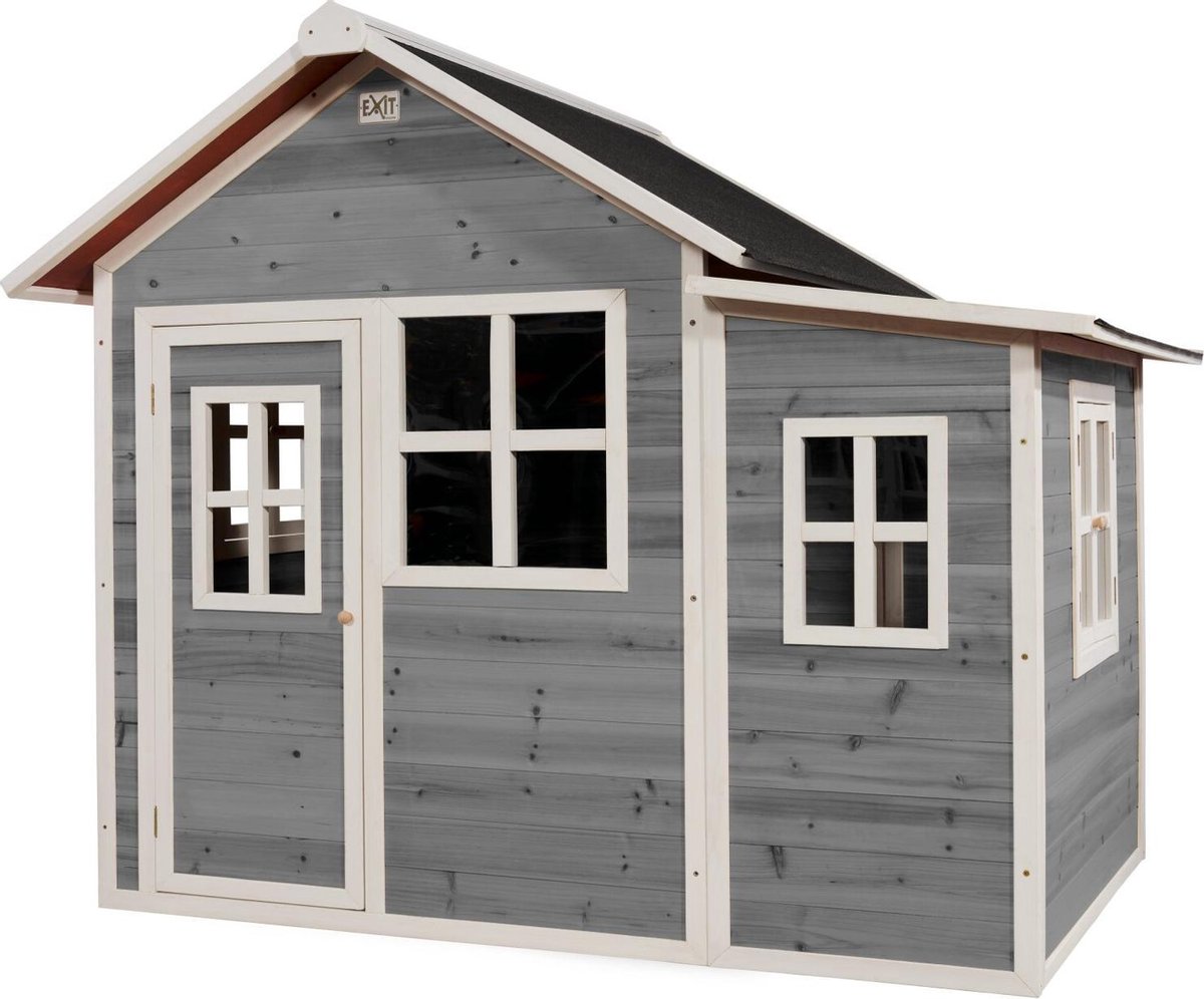 EXIT Loft 150 houten speelhuis - grijs