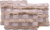 Mycha Ibiza - Bohemian - sierkussen - Boho kussen - beige - 45x45 cm - IBZ9