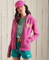 Superdry Vintage Logo Duo Zip Hood Dames Vest - Maat XS