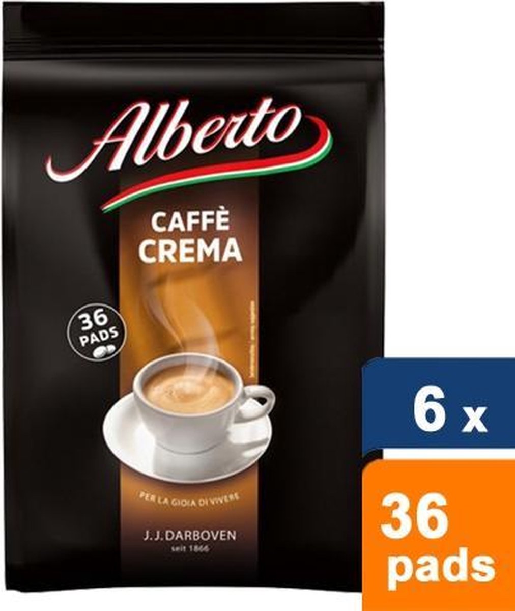 Alberto Caffè Crema koffiepads 36 pads