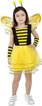 FUNIDELIA Bijen kostuum voor meisjes - Maat: 107 - 113 cm - Geel