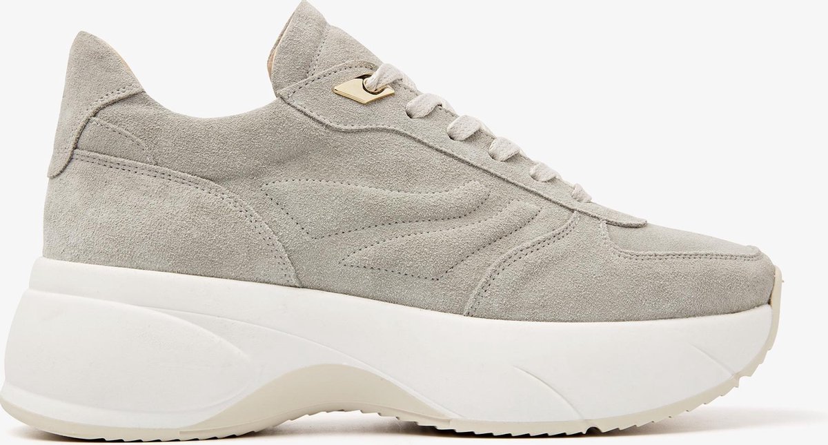 VIA VAI Naja Cloud Beige Damessneakers - Van Arendonk