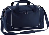 Quadra Teamkledingkluisje Duffelzak (30 Liter) (Franch Navy/Light Grey)