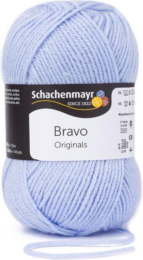 Bravo Wol - 50 gram - Lichtblauw