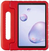 Case2go - Hoes geschikt voor Samsung Galaxy tab A 8.4 (2020) - 8.4 inch - Schokbestendige case met handvat - Eva Kids Cover - Rood