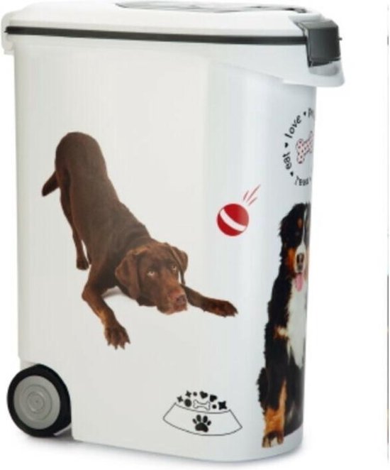 Curver - Voedselcontainer Hond - Wit - 54L - 20kg