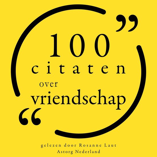 100 citaten over vriendschap - cover