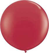 Folat Ballonnen 90 Cm Latex Donkerrood 2 Stuks