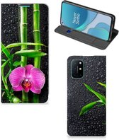 Hoesje OnePlus 8T Wallet Bookcase Orchidee