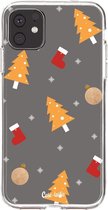 Casetastic Apple iPhone 11 Hoesje - Softcover Hoesje met Design - Christmas Decoration Print