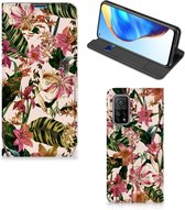 Hoesje ontwerpen Xiaomi Mi 10T | 10T Pro Smart Cover Valentijn Cadeautje Vrouw Bloemen