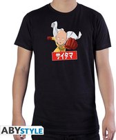 ONE PUNCH MAN - Tshirt Saitama man SS black - basic