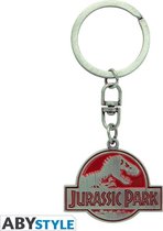 Jurassic Park Logo Metalen Sleutelhanger