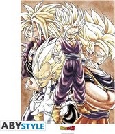 DRAGON BALL - Collector Artprint Saiyans (50x40)